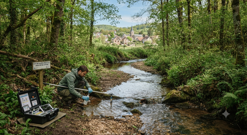 analyse de la caféine dans l'eau