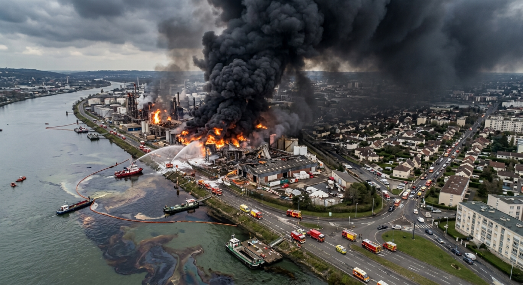 accident industriel et pollution des eaux