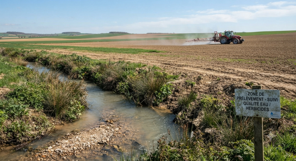 herbicides dans l'eau