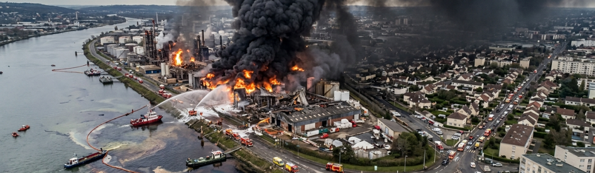 accident industriel et pollution des eaux