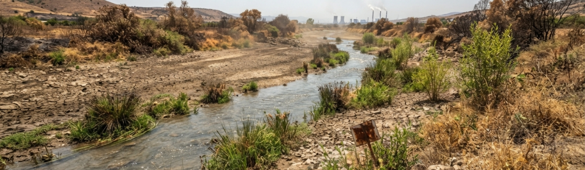 canicule et micropolluants dans l'eau