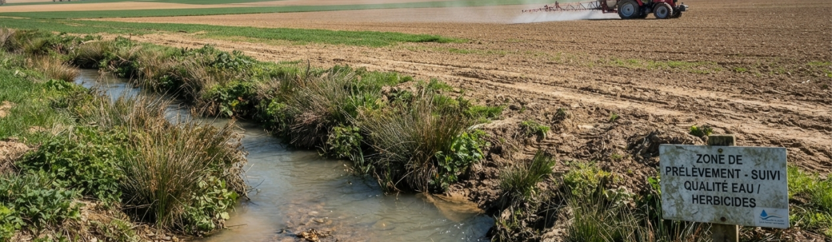 herbicides dans l'eau